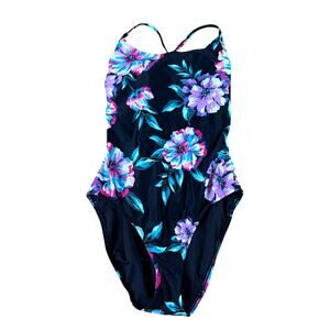 Eco Beach Women Floral Swimsuit Size XL Bathing Suit Boho Beach Vacation Resort
